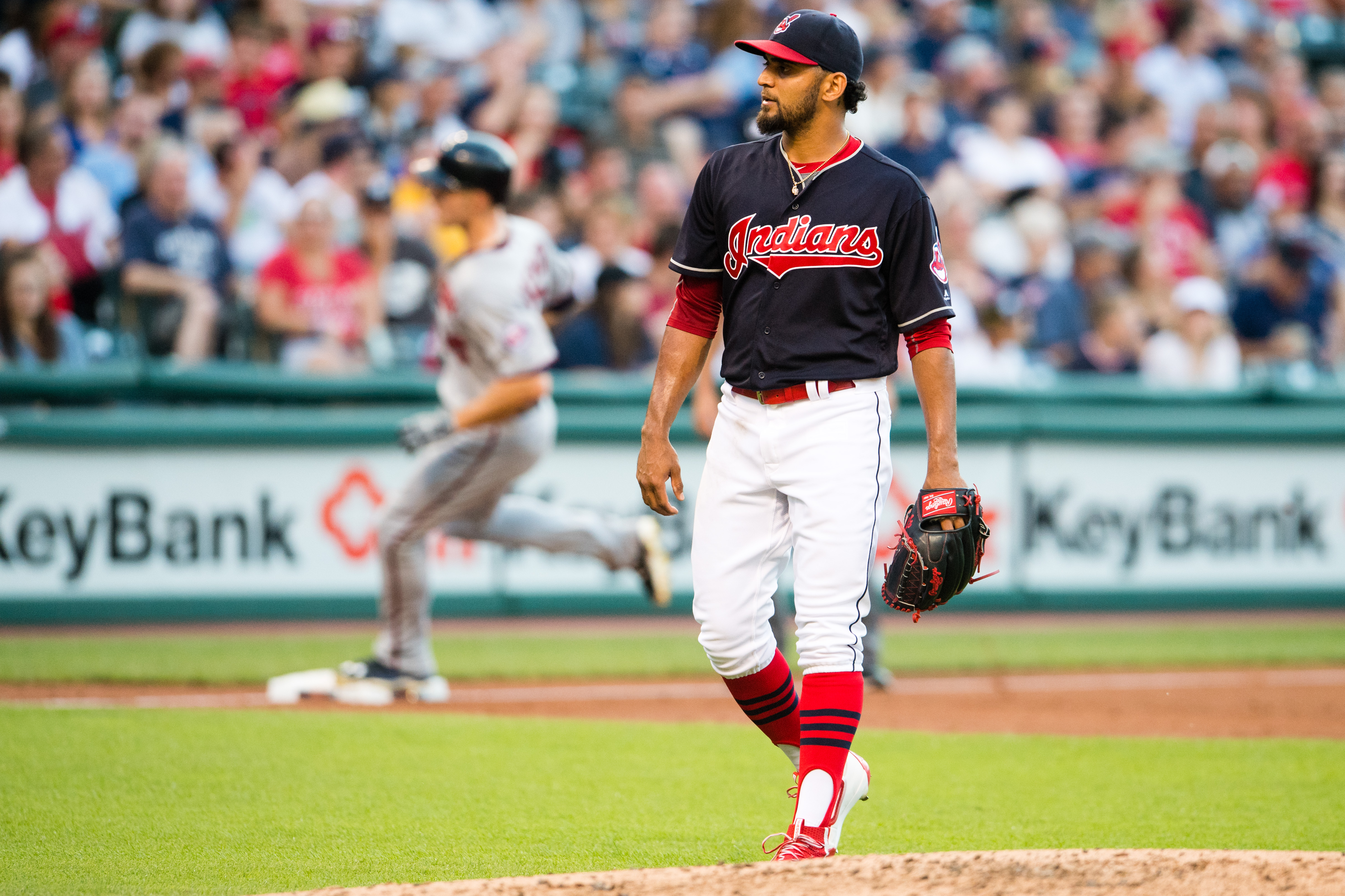 Danny Salazar returned from the DL, but was rusty to say the least.
